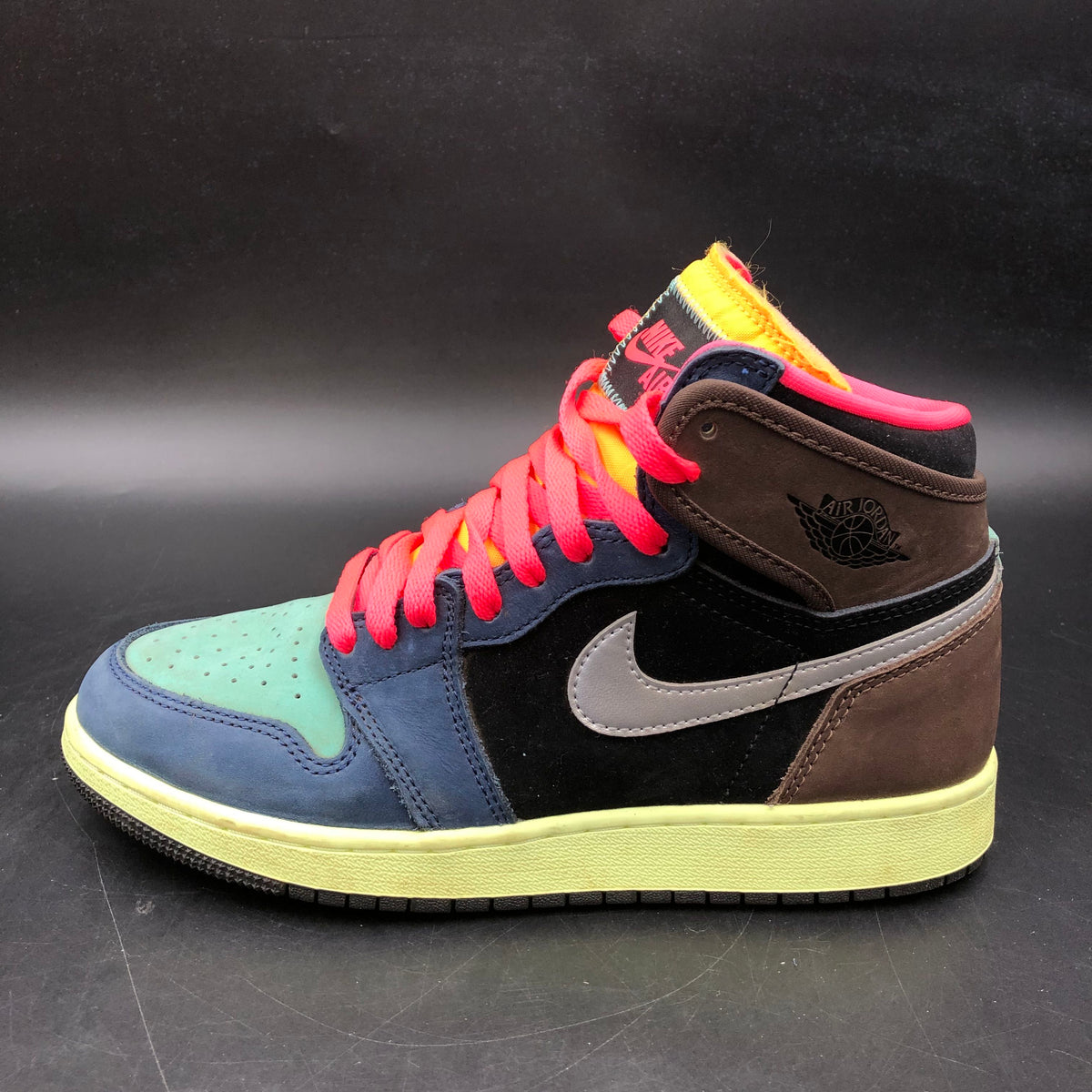 Nike Air Jordan 1 Retro High OG GS Tokyo Bio Hack Sneakers Size 6Y COA