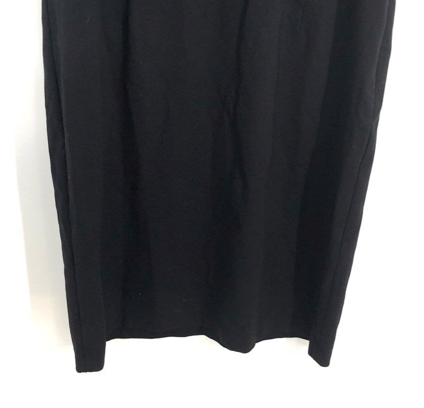 Talbots Women's Black Sleeveless V-Neck Keyhole Back Sheath Dress NWT Sz 16