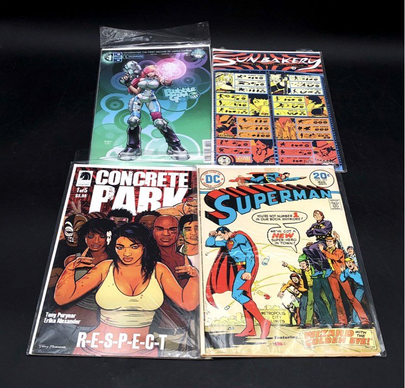 Superman #310 + 22 Comic Book Lot DC Marvel Dark Horse Bronze Age to Modern