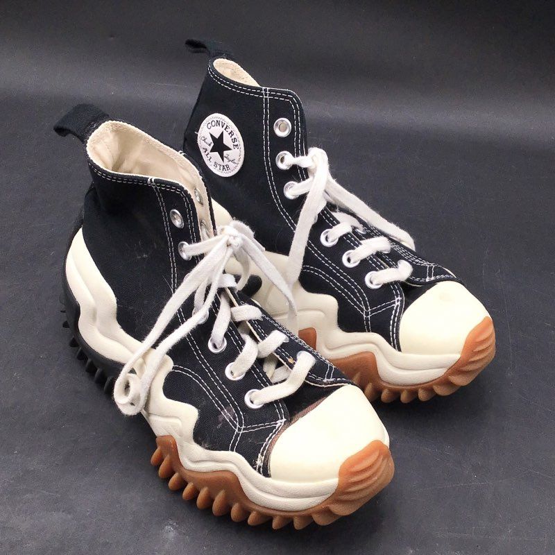 Converse Run Star Motion High Top Black White Gum Size Women's 5.5 Men's 4