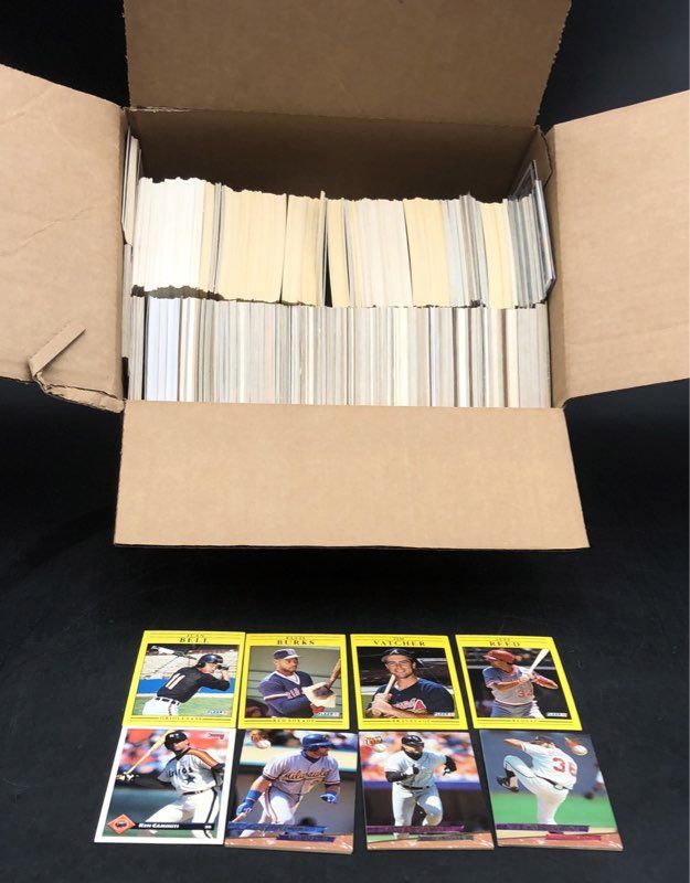 Large Bulk Sports Card Lot 1990s Era - 12 LBS