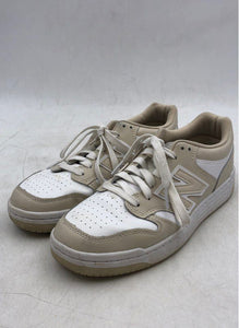 New Balance Men's 480 White Tan Athletic Shoes - Size 6.5