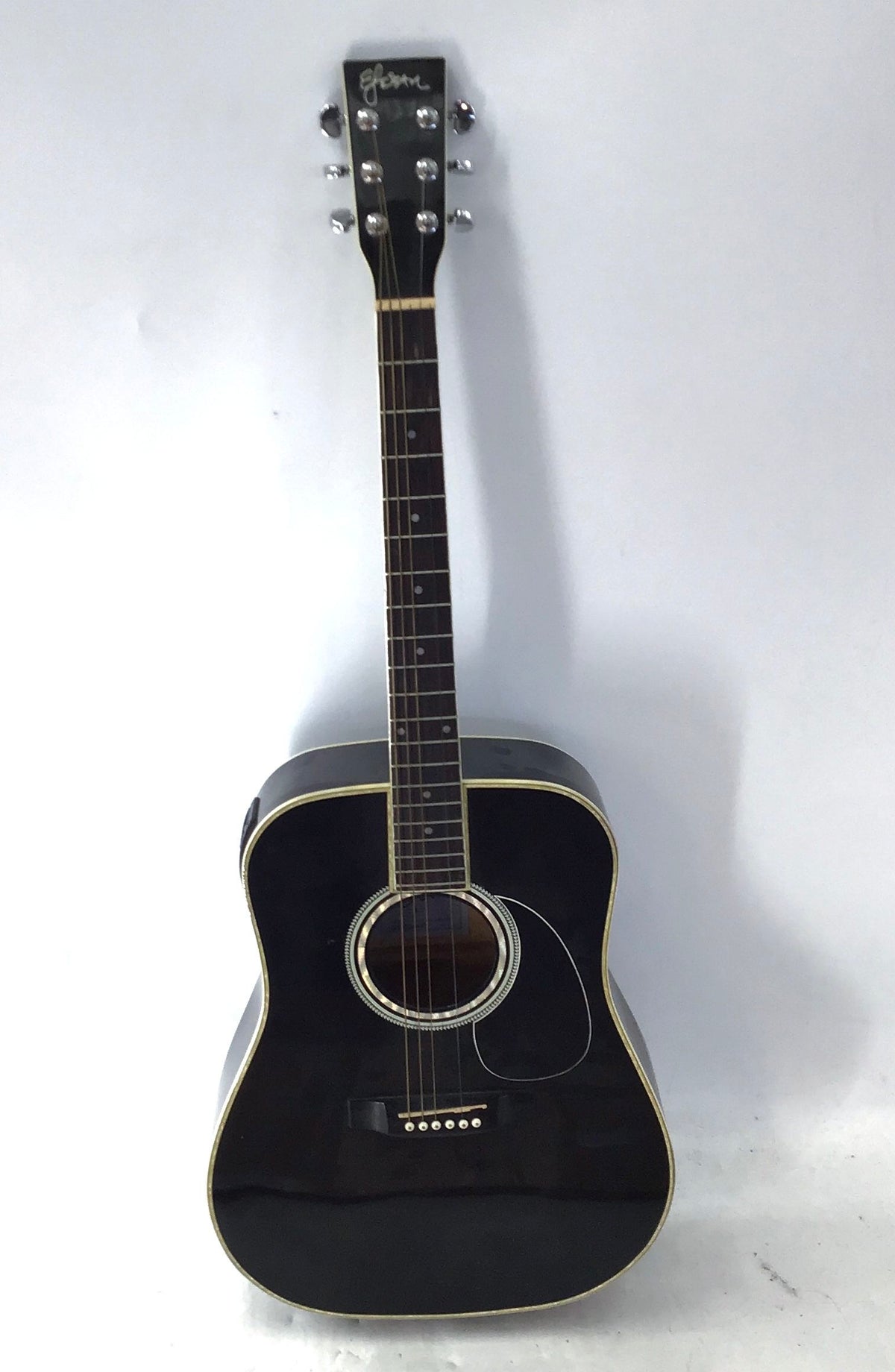 American Legacy Black Mist 6 String Right-Handed Acoustic Electric Guitar W/Case