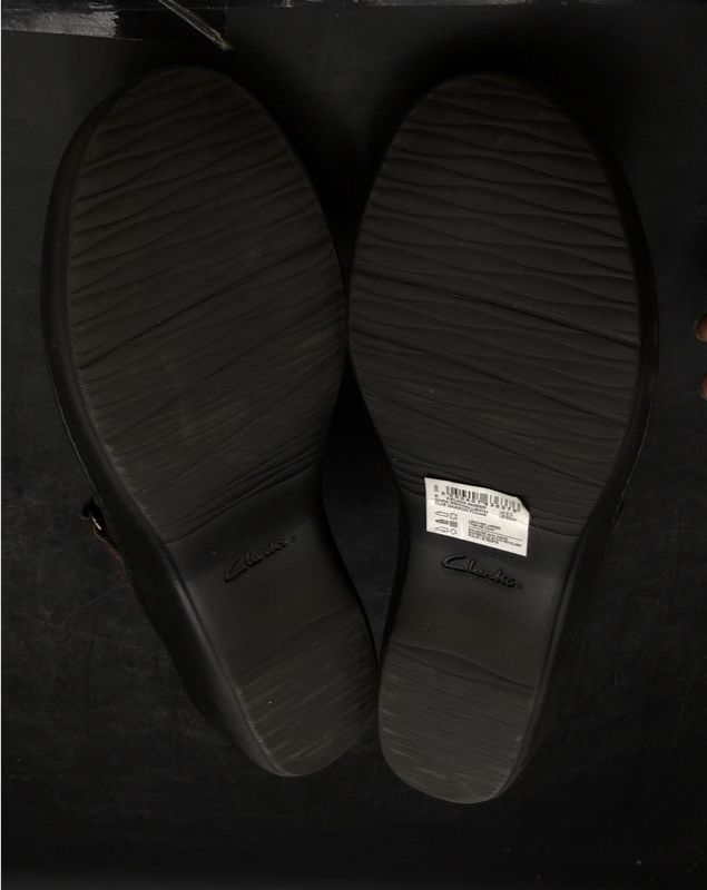 New Clarks Women's Delana Amber Dark Brown Mule Shoes - Size 8.5M