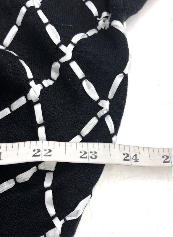 NWT Rondina Women's Black White Cardigan Sweater - Size XS