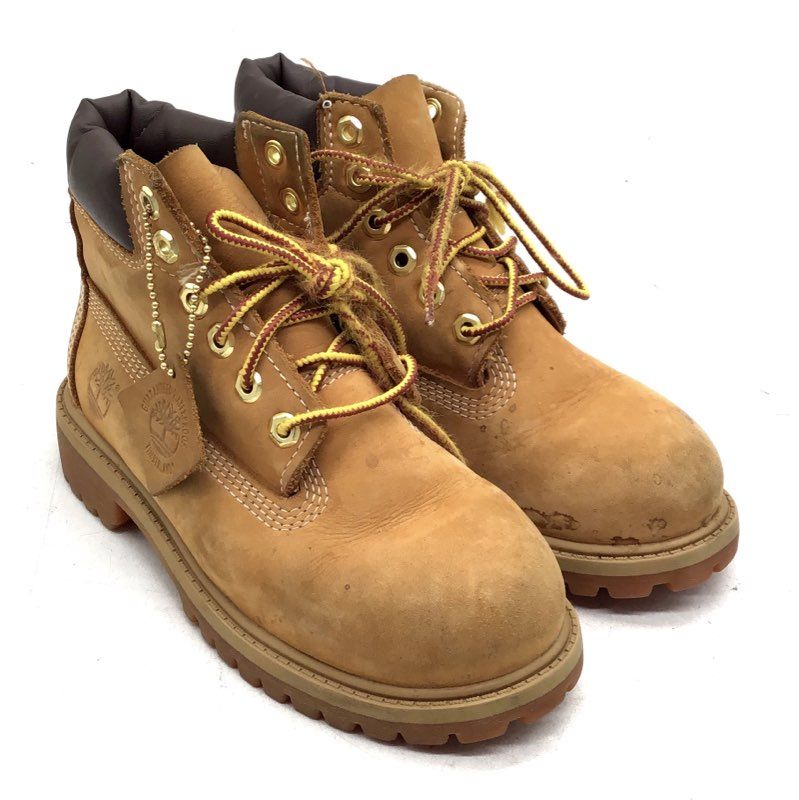 Timberland Boys Brown Combat Boots - Size 13M