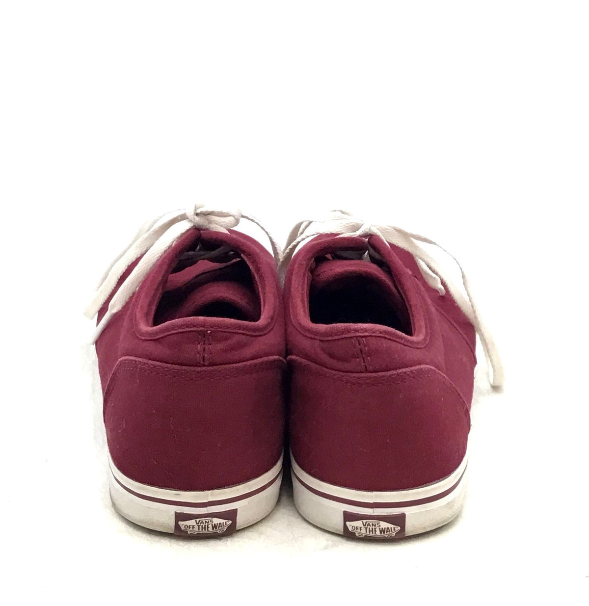 Vans Women&#39;s Off The Wall Maroon Athletic Shoes - Size 9