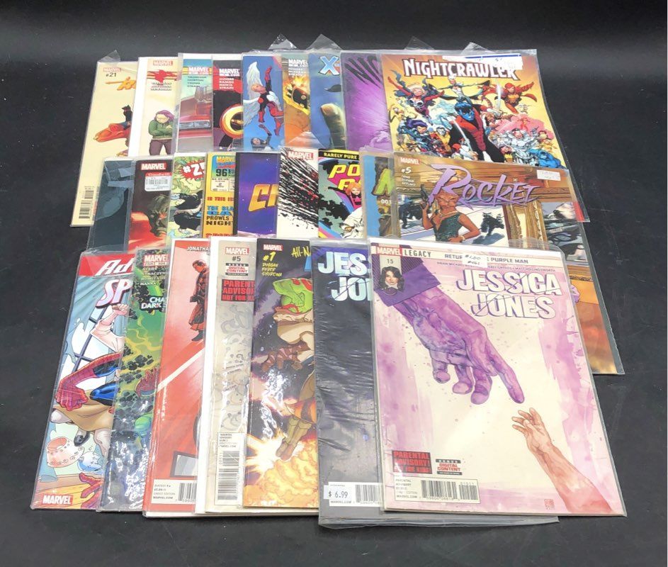 Marvel Comic Book Lot Modern Era Superhero 1990s-2010s Approximately 25