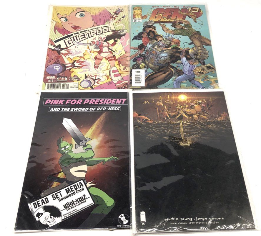 Comic Book Lot Marvel DC Image 21 Comics Modern Age Superhero Mixed Gen 13 Chu