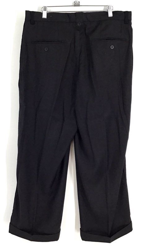 Steve Harvey Men&#39;s Black Button-Up Shirt And Pants Set - Size L, 36