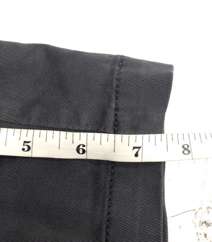 Pilcro and the Letterpress Women's Dark Gray Hyphen Cuffed Cotton Shorts Sz 27