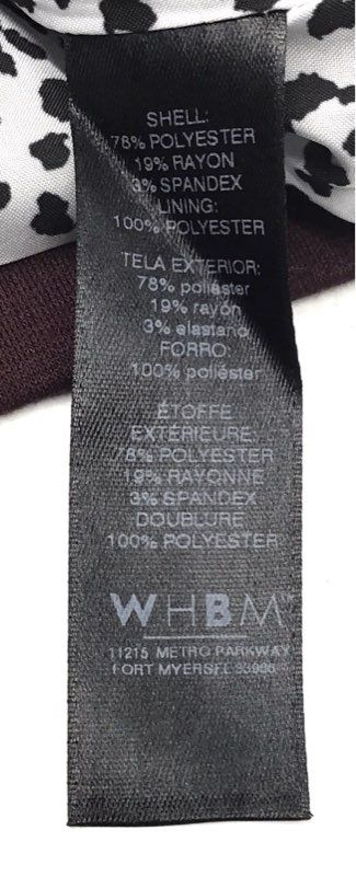 White House Black Market Women's Plum LS Stretch Everyday Knit Blazer Sz 8 NWT