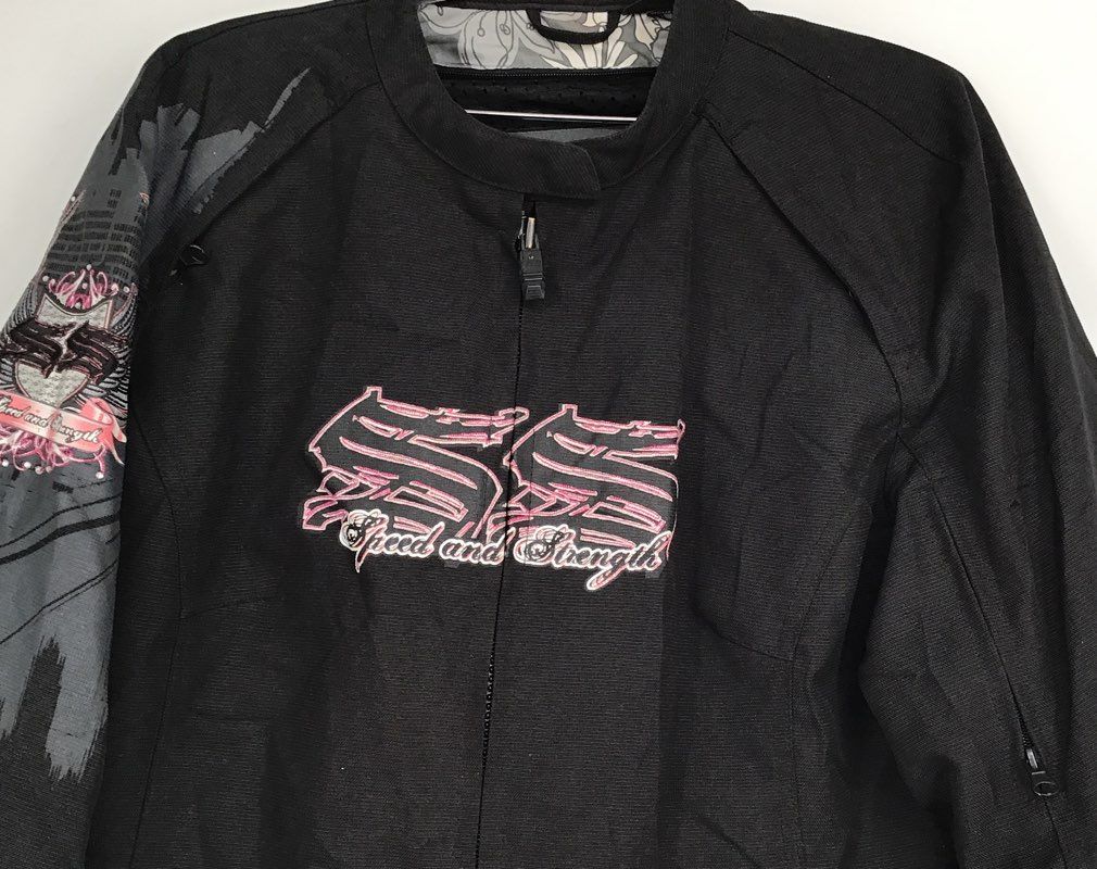 Speed &amp; Strength Women&#39;s Black Motorcycle Jacket - Size XL