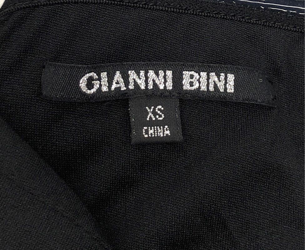 Gianni Bini Women's Black Sierra One Shoulder Ruched Cocktail Dress XS NWT