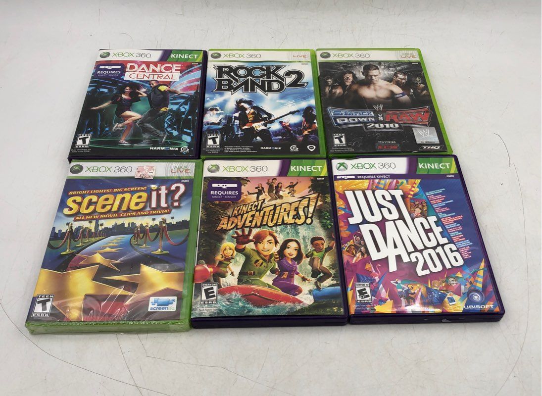 Microsoft Xbox 360 Just Dance 3, Zumba Fitness Core And More Games Mixed Lot