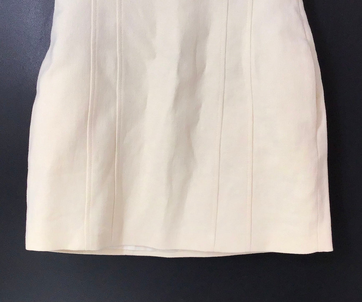 NWT A.L.C. Women's White Strapless Mini Dress - Size 6
