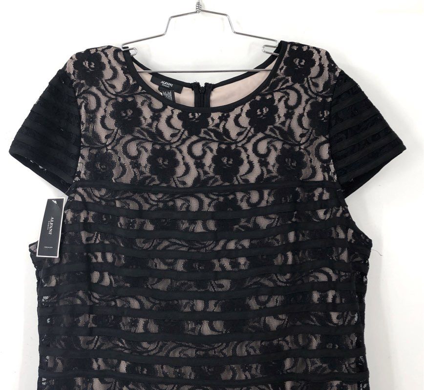 NWT Alfani Women's Black A-Line Dress - Size 20W