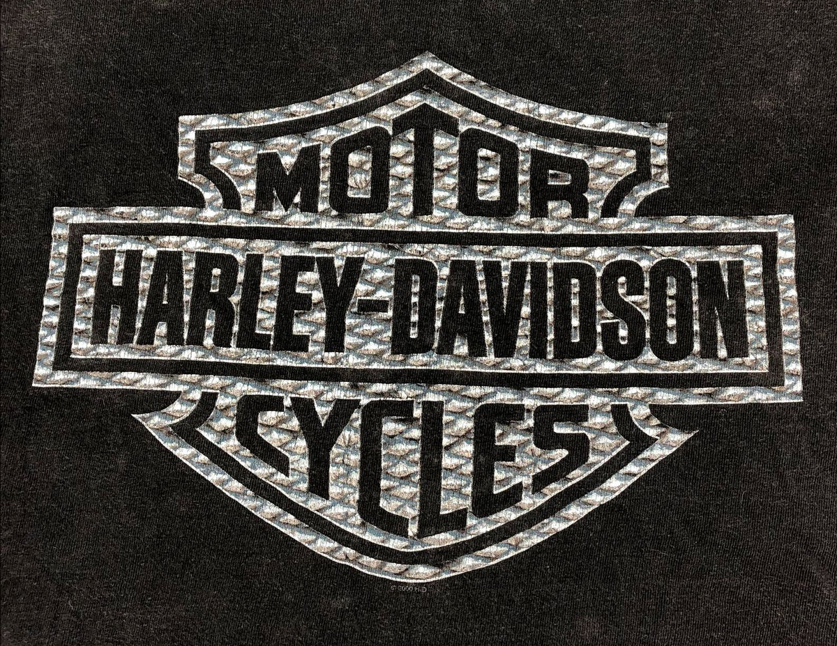 Vintage Harley-Davidson Front/Back Print Paris-Bastille, France T-Shirt - Sz XL