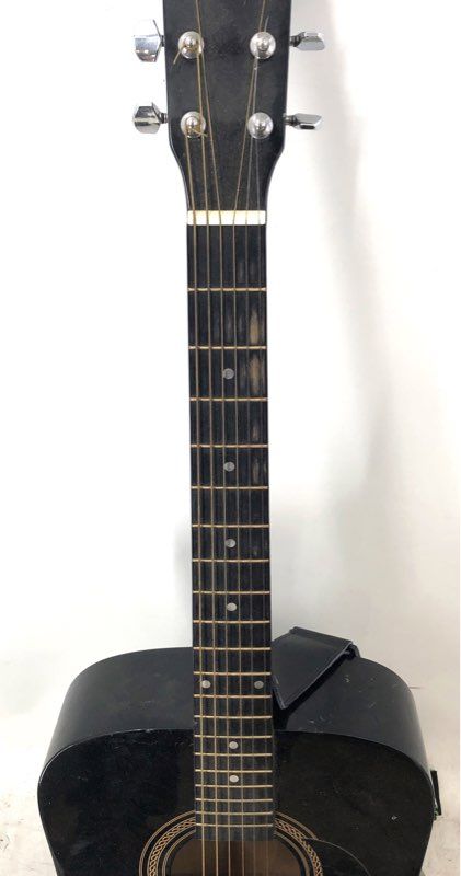 Rogue RA-090 Black Dreadnought Acoustic Guitar