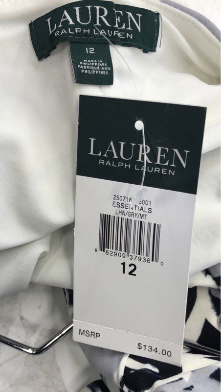 NWT Lauren Ralph Lauren Women's Multicolor Sheath Dress - Size 12