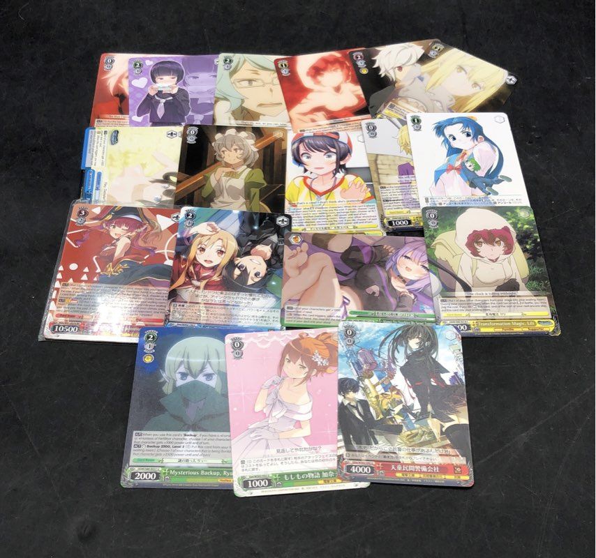 Weiss Schwarz TCG Anime Card Lot Modern 2010s-2020s Mixed 2.5 Lbs See Photos