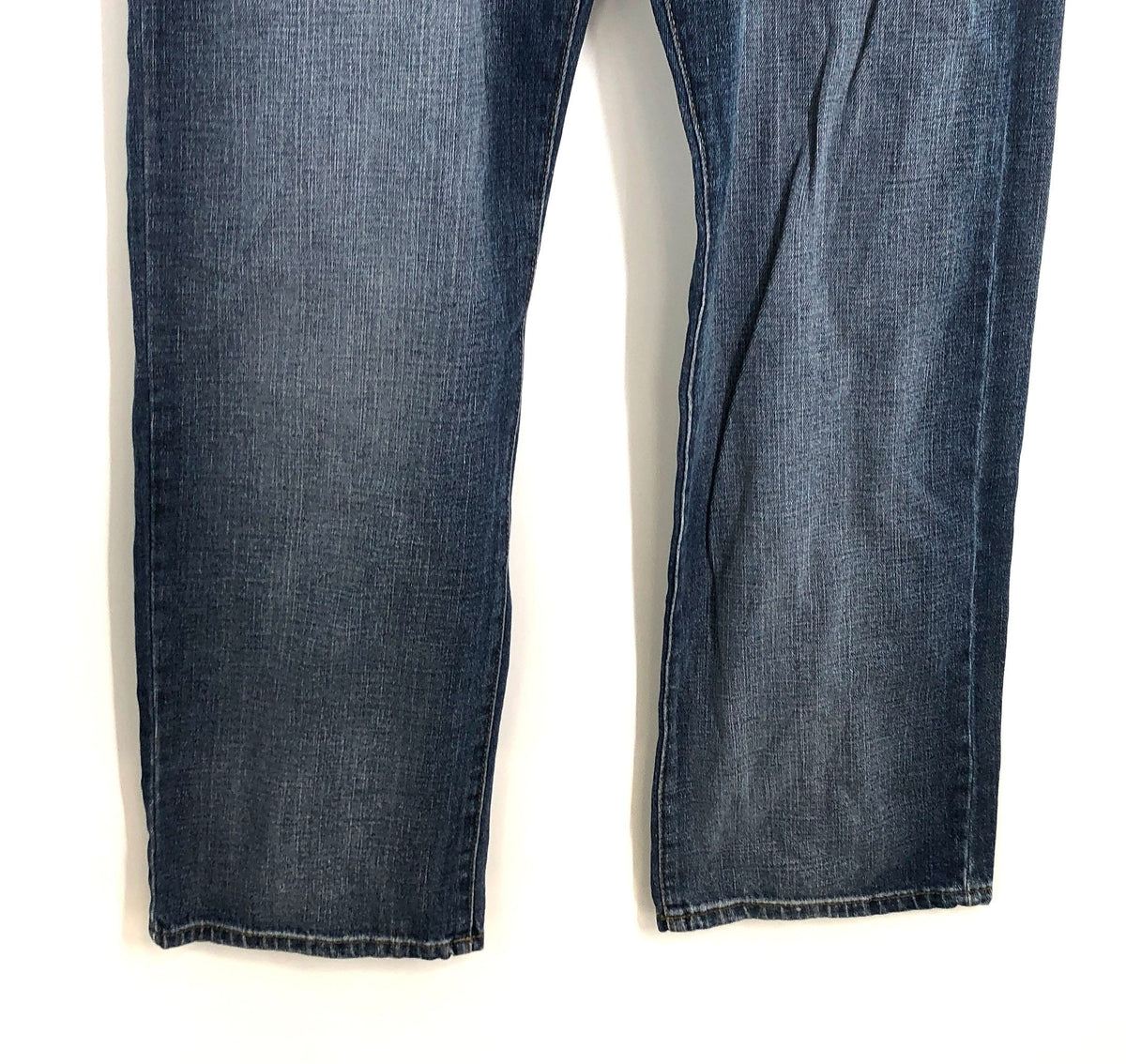 Calvin Klein Jeans Men's Dark Wash Straight Leg Blue Denim Jeans Size 36x32