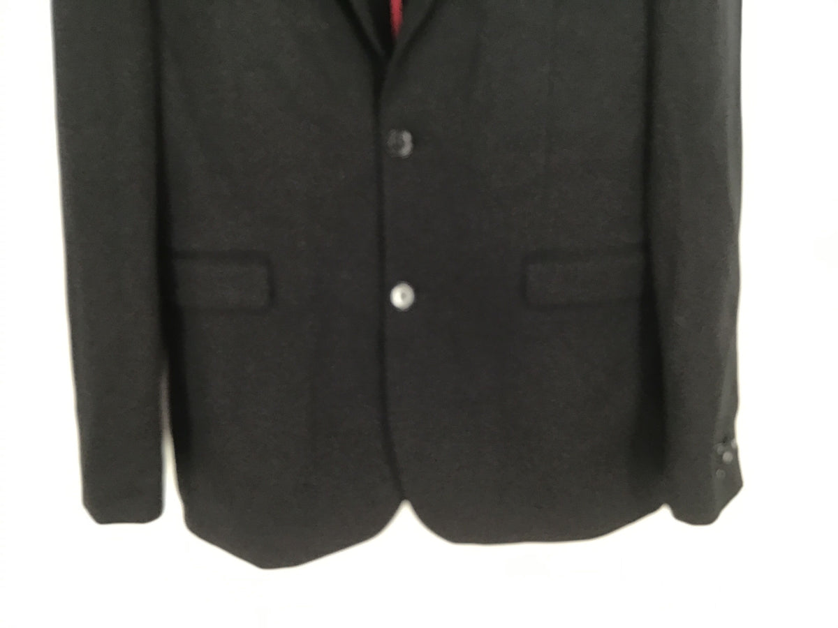 NWT Express Men&#39;s Black Notch Lapel Single-Breasted Blazer - Size 38L