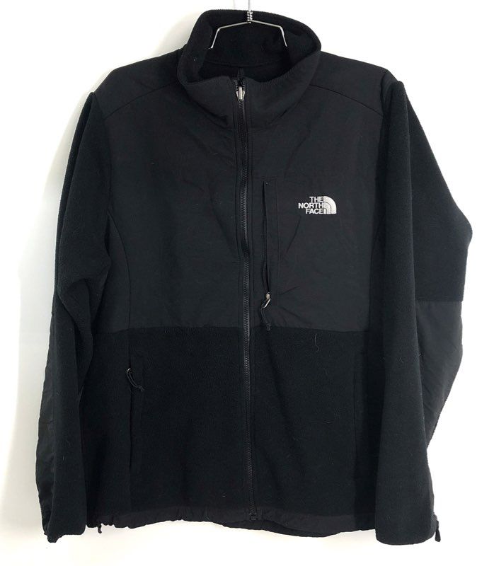 The North Face Women's Black Denali Polartec Full Zip Fleece Jacket Size XL