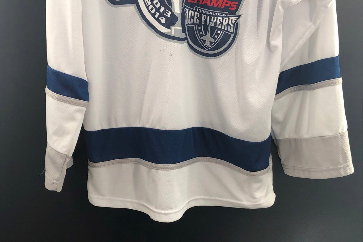 Coyote Promotions Pensacola Ice Flyers Signed Hockey Jersey Presidents Cup Small