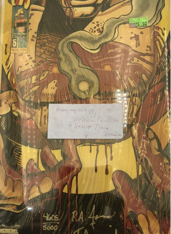 1992 Malibu Protectors #5 Signed Derenick & Jones LE /5000 COA Ken Goldin