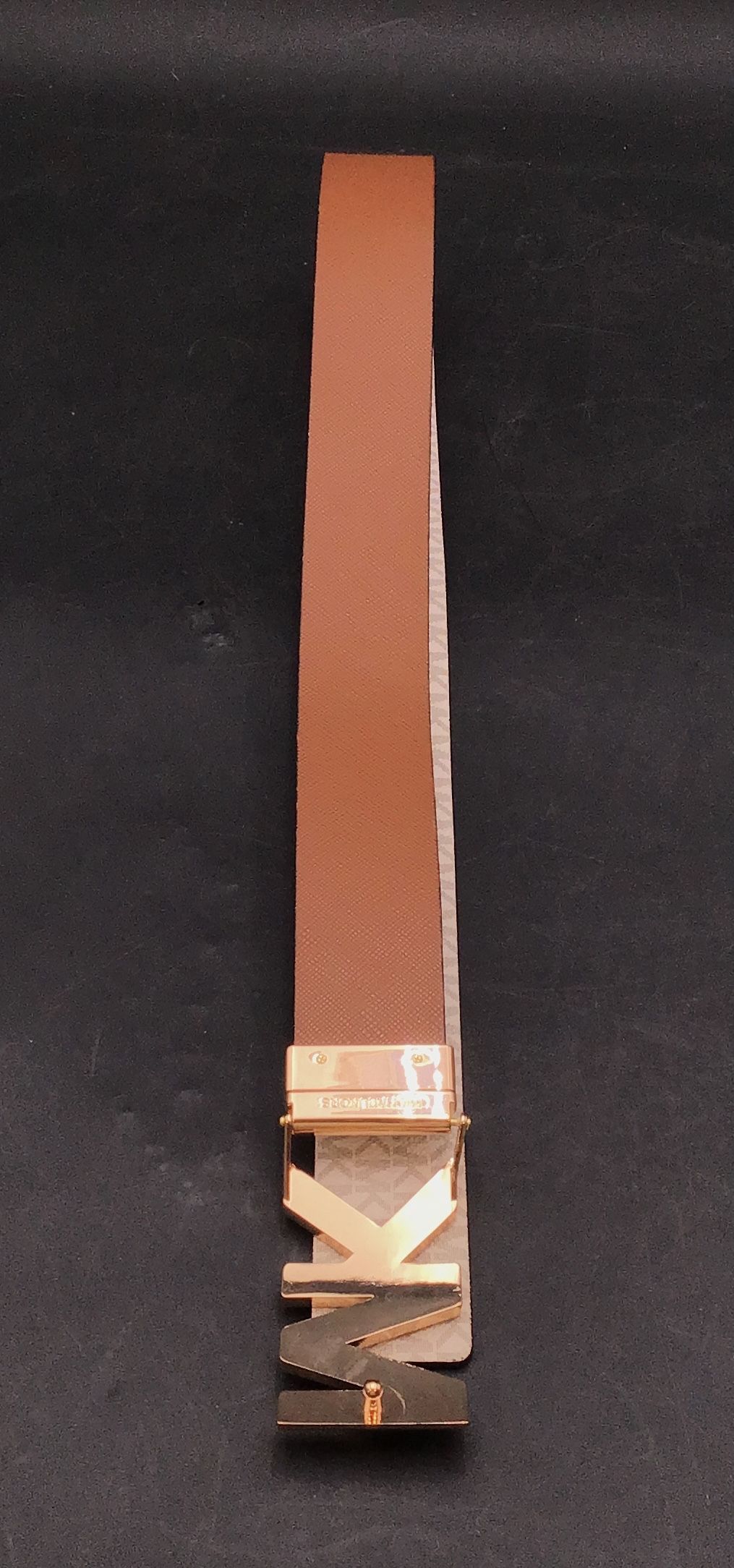 Michael Kors Women's Brown Signature Print Belt - One Size