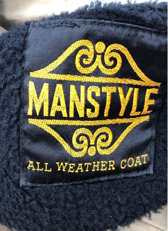 Manstyle Koratron Men&#39;s Tan All-Weather Overcoat