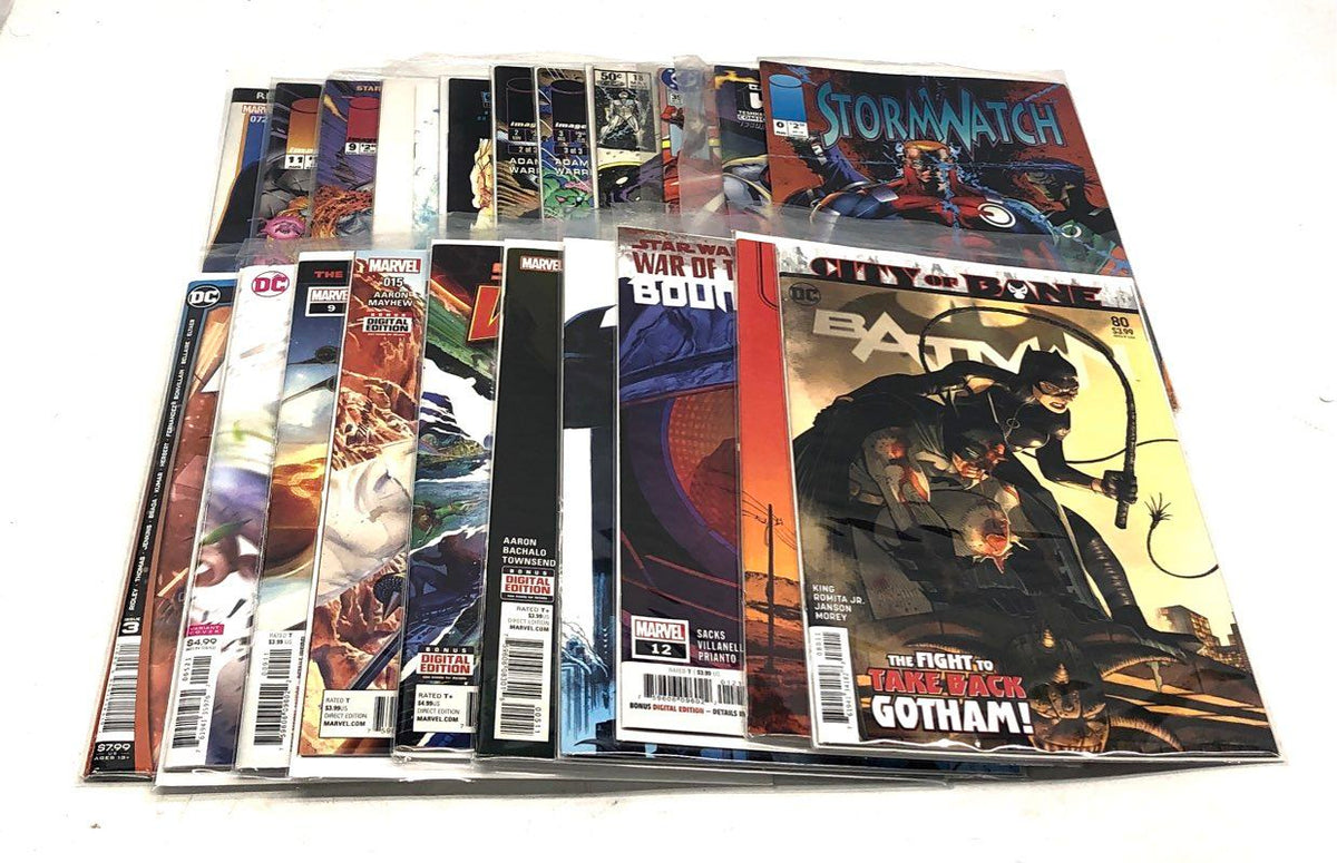 Marvel DC Comic Book Lot Mixed Modern & Bronze Age Superhero Comics