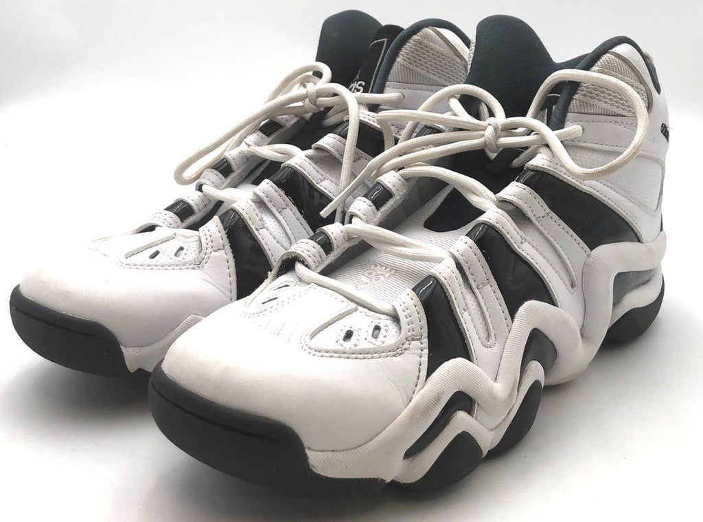Adidas Crazy 8 White Black Basketball Shoes Men's Size 10.5