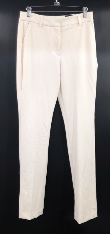 Express Women's Ivory Editor Pant Dress Trousers Slim Leg Sz 4R NWT