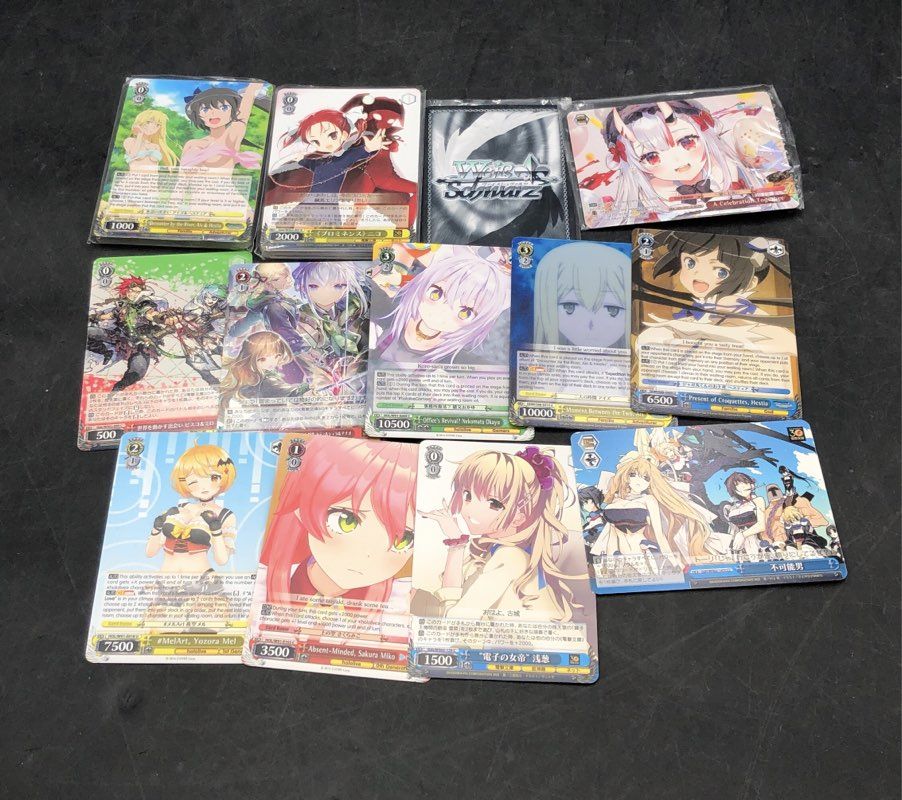 Weiss Schwarz TCG Anime Card Lot Modern 2010s-2020s Mixed 2.5 Lbs See Photos