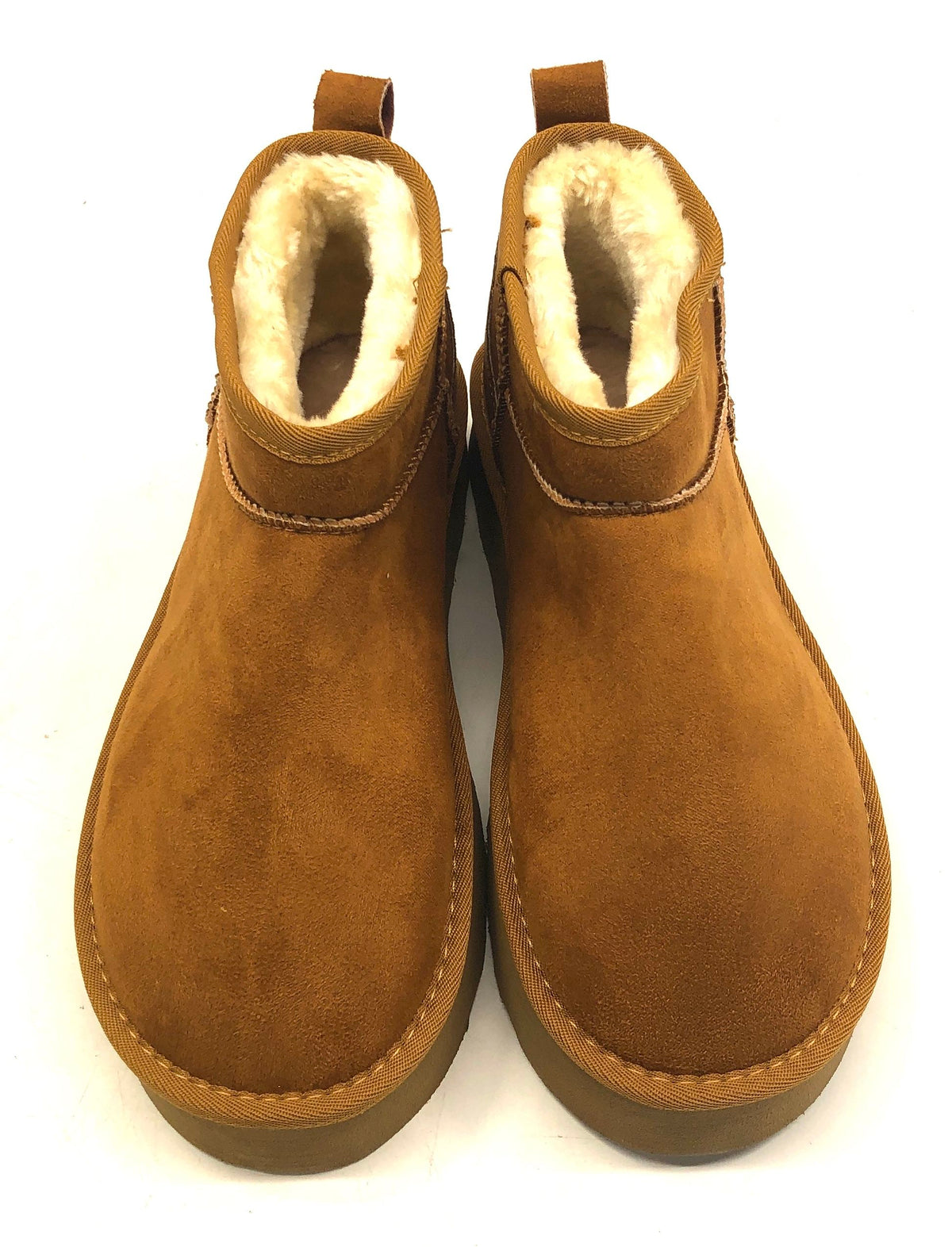 UGG Classic Ultra Mini Platform Chestnut Suede Boots Women's Size 10 New