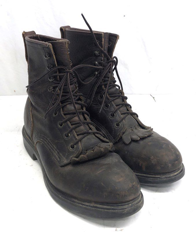 Red Wing Vintage SuperSole Logger Steel Toe Work Boots Men's