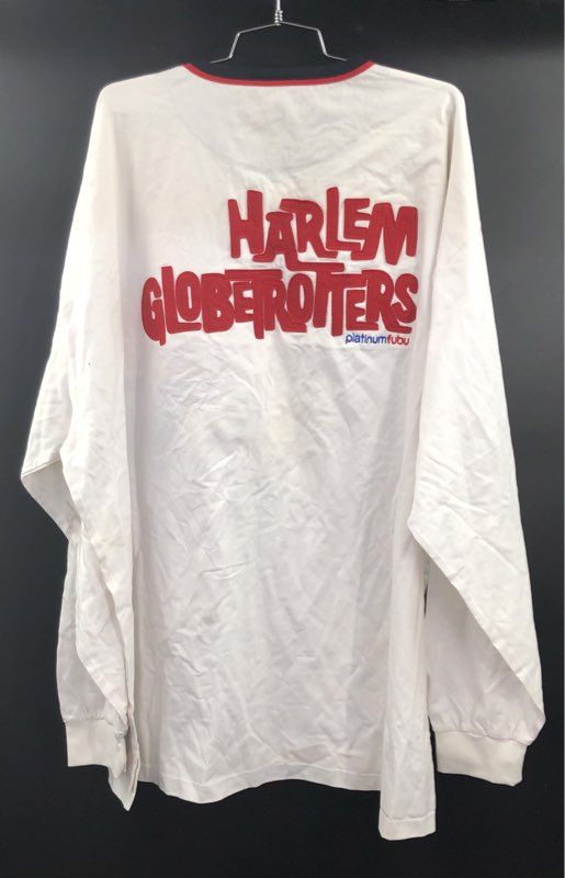 Vintage 2002 Harlem Globetrotters Platinum Fubu 75th Anniv Jersey Sz XXXL