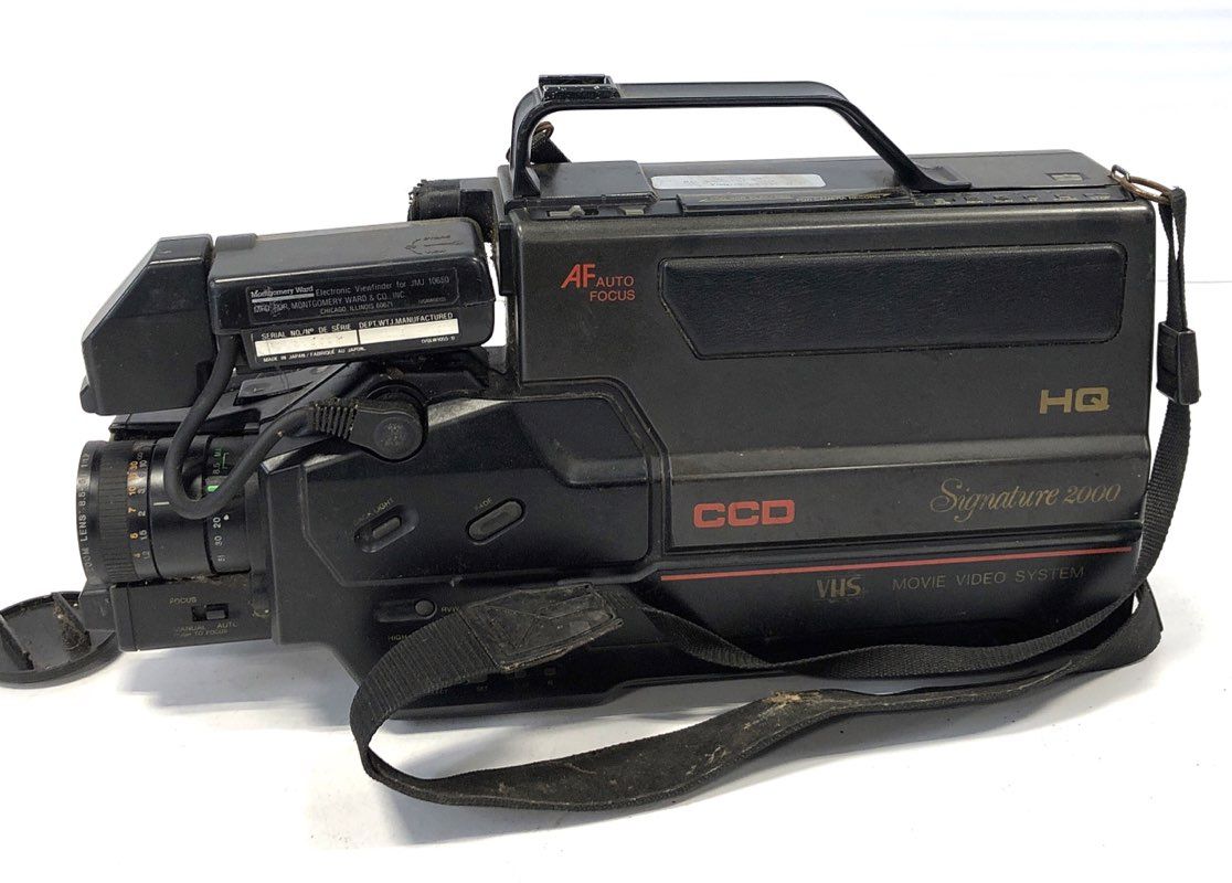 Sony Panasonic VHS Video8 Camcorder Lot + GAF Sharp 7 Piece Lot