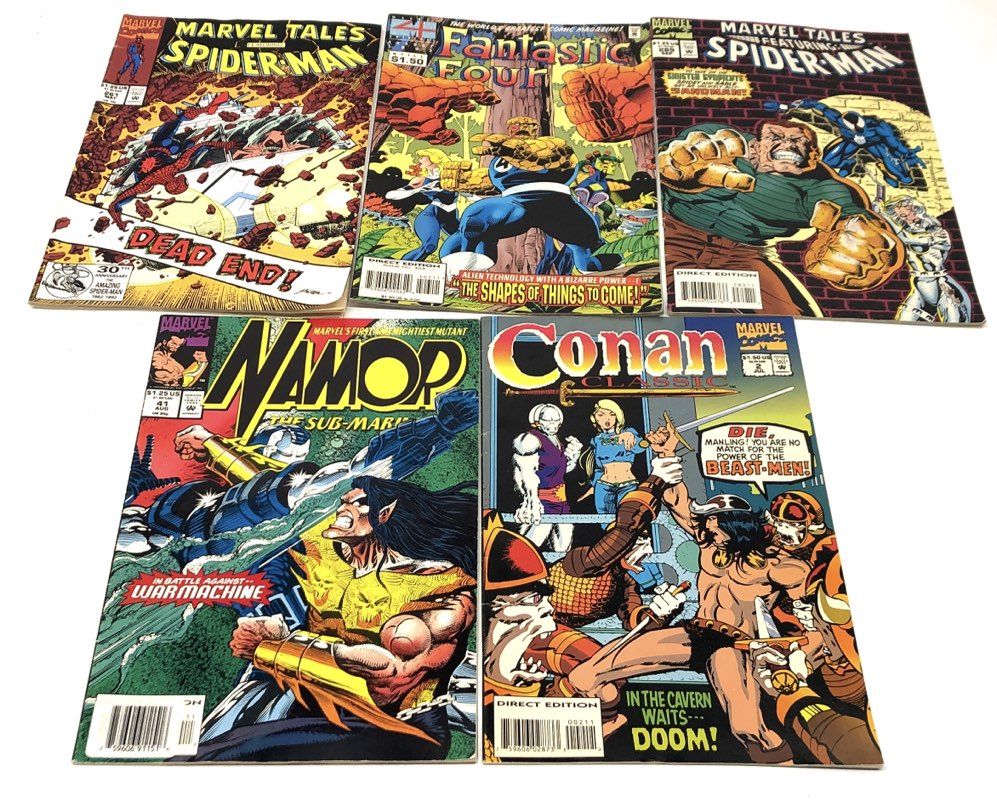Comic Book Lot Marvel DC Mixed Eras 1980s to Modern 25 Comics
