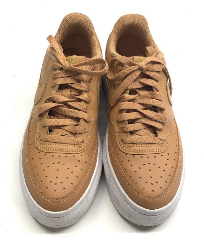Nike Court Vision Alta LTR Vachetta Tan Women's Platform Sneakers Size 9