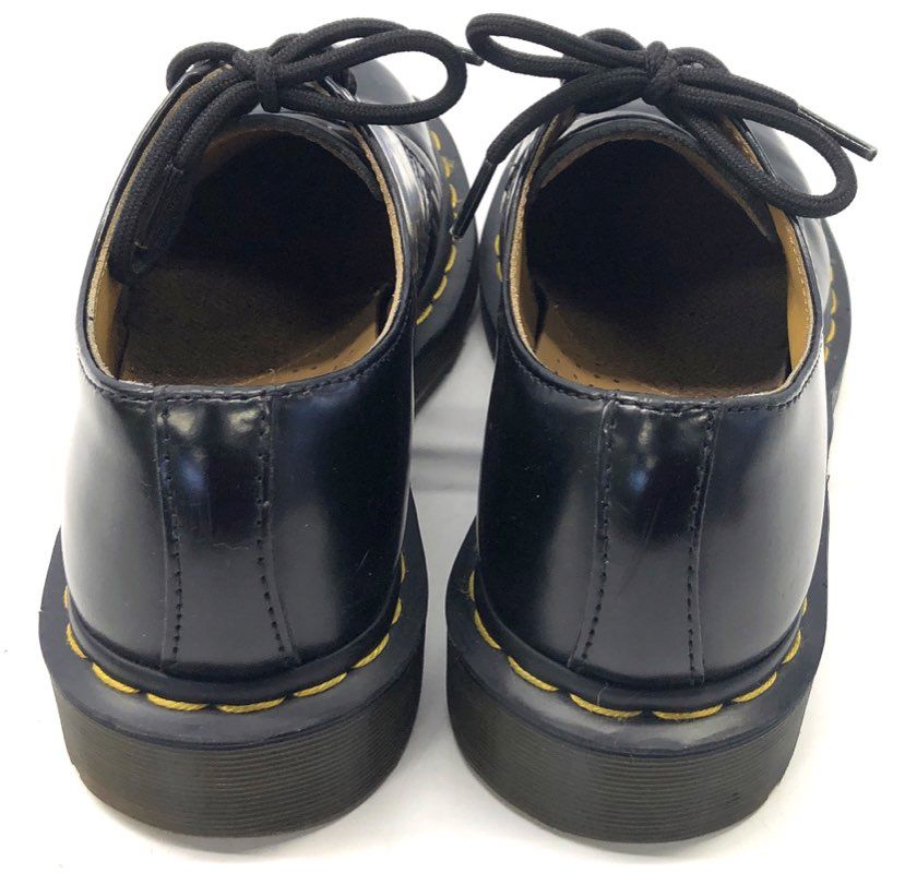 Dr. Martens 1461 Black Smooth Leather 3-Eye Oxford Shoes Women's Size 7