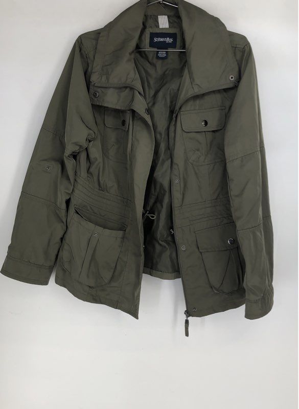 St. John's Bay Women's Green Utility Jacket - Size M