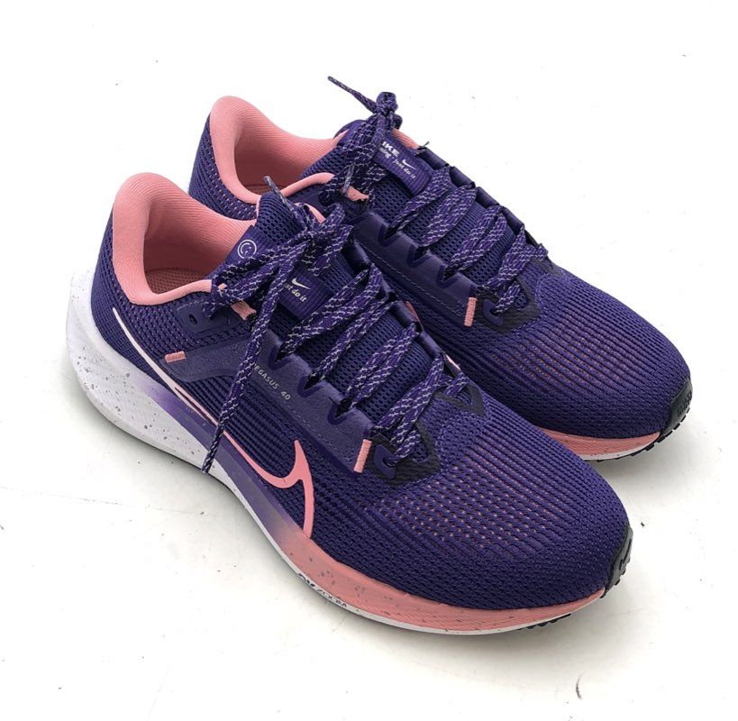 Nike Air Zoom Pegasus 40 Purple Pink White Women's Running Shoes Size 9
