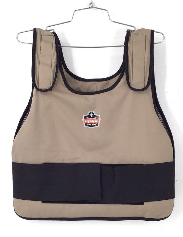 Ergodyne Men's Khaki Standard Phase Change Cooling Work Vest - Size L/XL