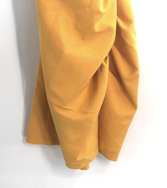 Gianni Bini Women's Miley Crepe Dress Goldfinch Yellow Strappy Mini Sz 6 NWT