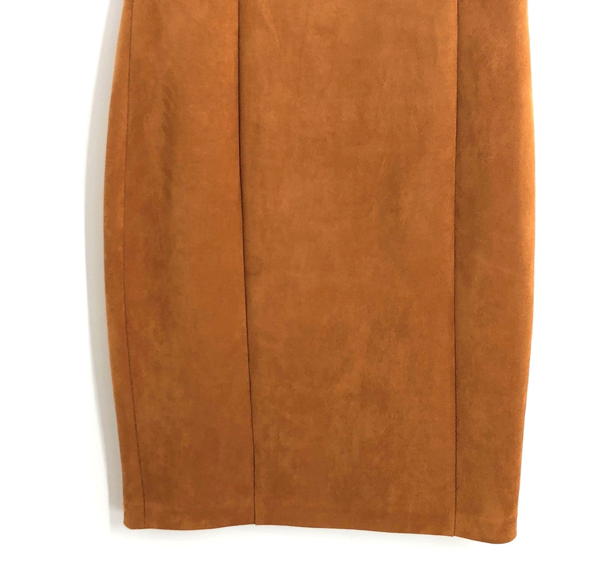 DKNY Women's Camel Faux Suede Puff Short Sleeve Sheath Mini Dress NWT Size 4