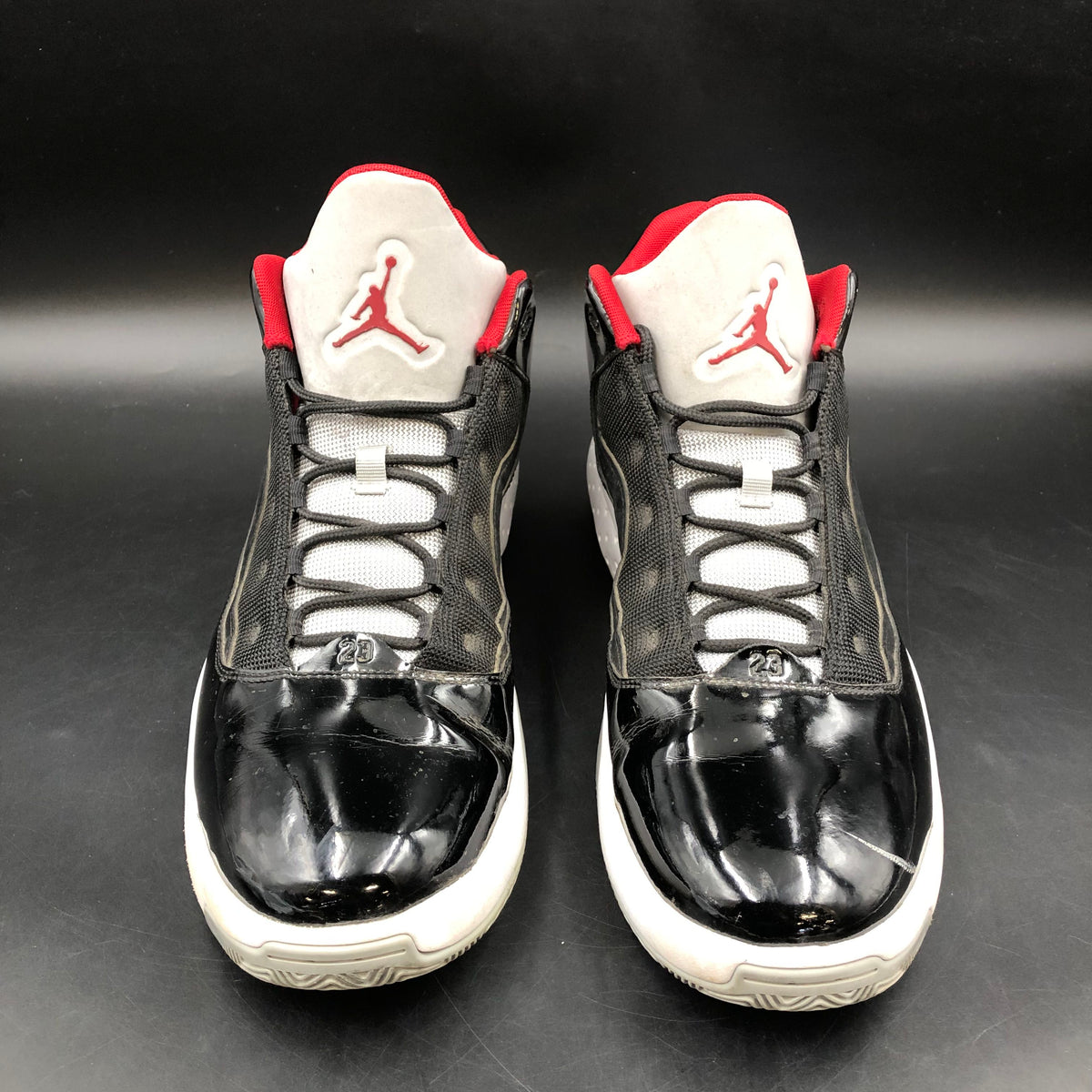 Nike Air Jordan Max Aura 2 Men's 'Black Cement' Sneakers-Size: 12 (+COA)