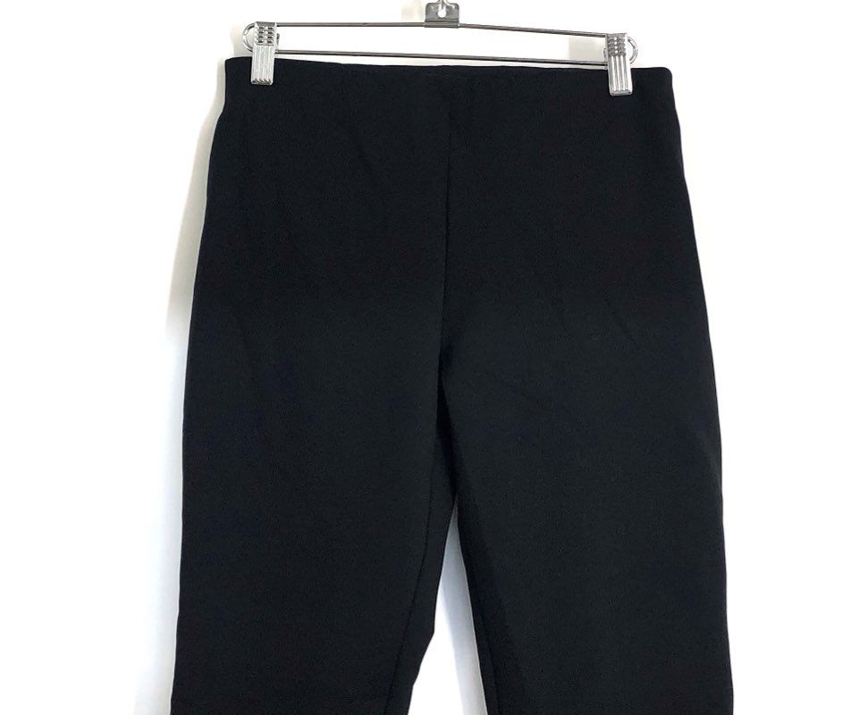 Theory Women's Black Skinny Legging K-Core Scuba Pants Sz M
